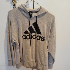 Adidas Unisex Gray Hoodie